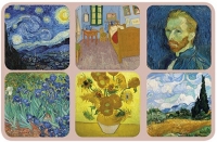 Podložky Van Gogh - Iris 10*10 cm - 6 ks