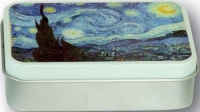 Dóza malá - van Gogh - Hvězdná noc, 9,5*6*2,7 cm