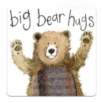 Podložka Big bear hugs 10*10 cm