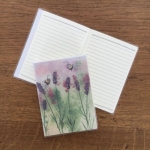 Notýsek v obalu Bees & lavender, 9*12 cm