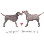 Přání Wonderful weimaraners