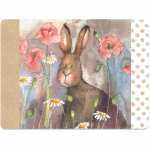 Prostírání korkové Hare and poppies, 29*21,5 cm