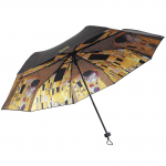 Deštník Klimt - Polibek (černý)