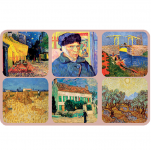 Podložky Van Gogh - Kavárna 10*10 cm - 6 ks