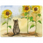 Prostírání korkové Cat and Sunflowers, 29*21,5 cm