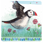 Podložka Flying puffin, 10*10 cm