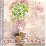 Přání Silver Wedding - k výročí 25 let