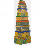 Krabice dárkové Klimt - set 10 ks