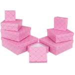 Krabice dárkové Růžové - set 8 ks