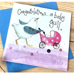 Přání k narození dítěte - Baby Gull