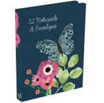 Sada 12 ks přání a obálek - Flutter B